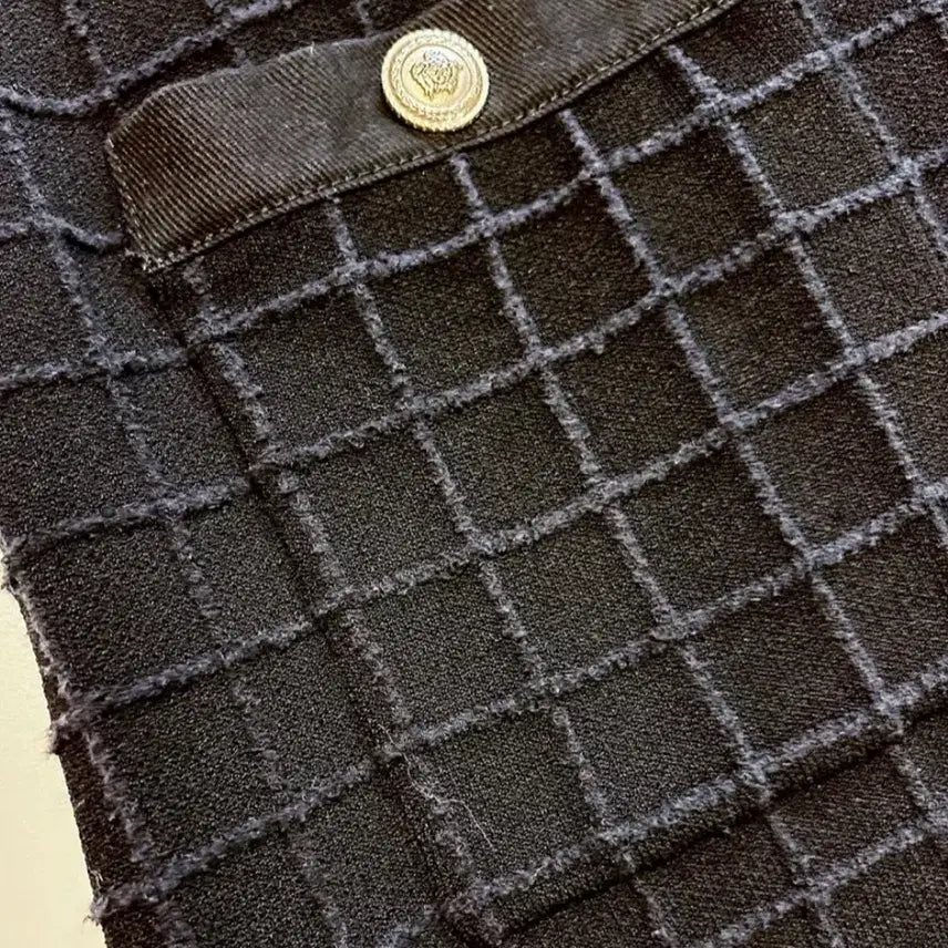 [BUNJANG] Maje Black Knit Mini Dress / 마쥬 블랙 니트 원피스 36사이즈