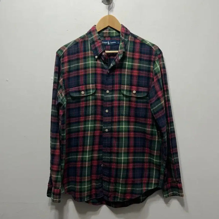 [SOLD OUT] 폴로 랄프로렌 타탄 체크 셔츠 L