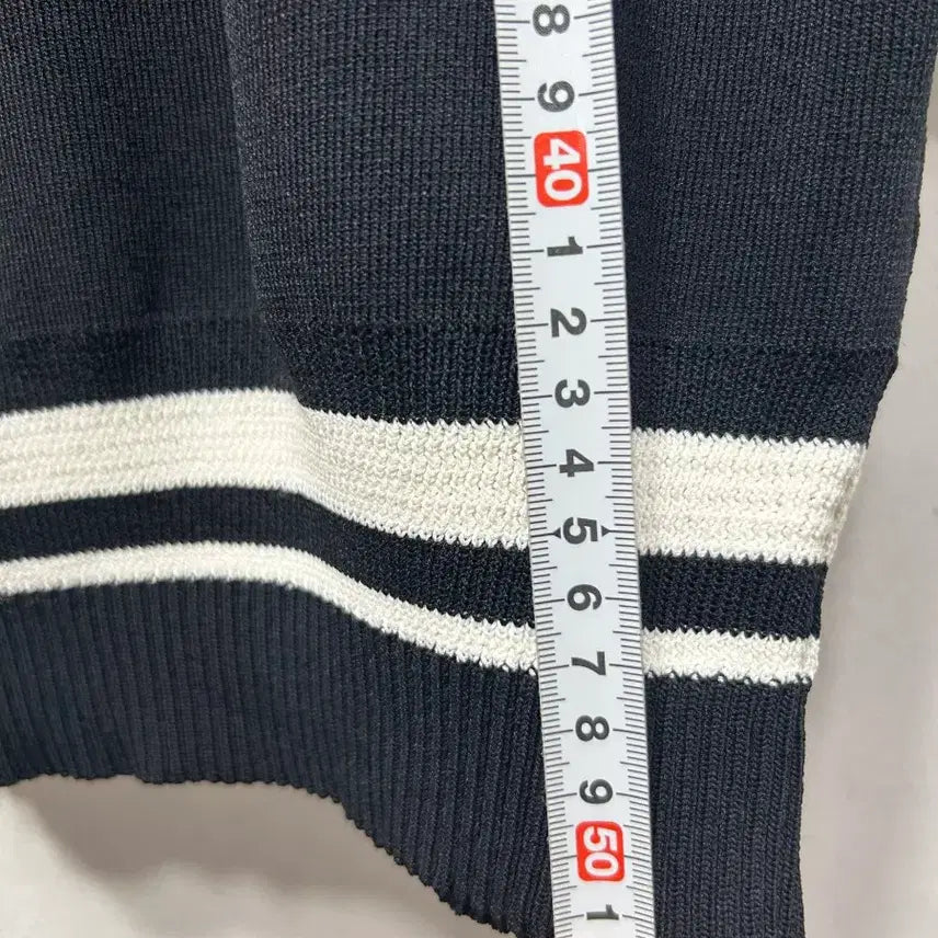 [SOLD OUT] JJ지고트 카라 니트 가디건 블랙 둘레 88