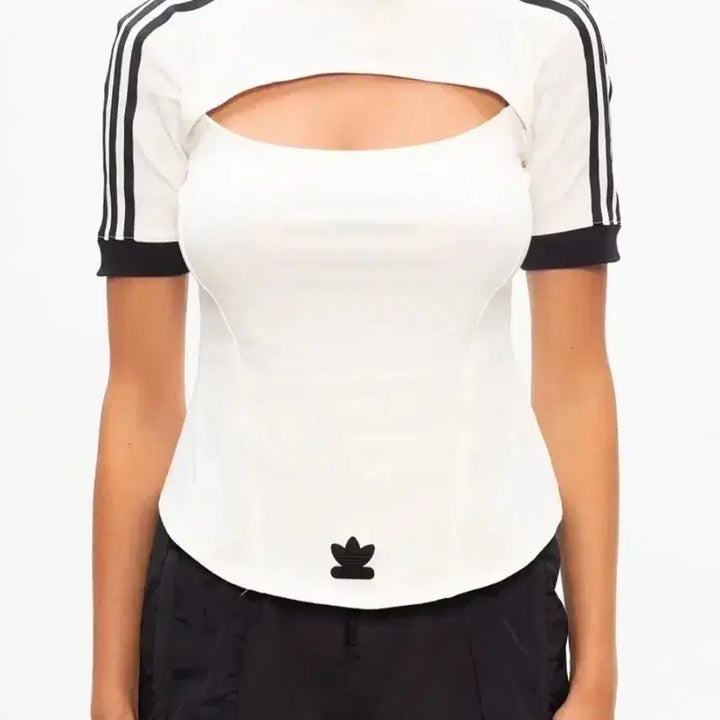 [BUNJANG] Adidas x Paulina Russo Authentic Cropped Top / 아디다스 x파울리나루소  정품 크롭탑