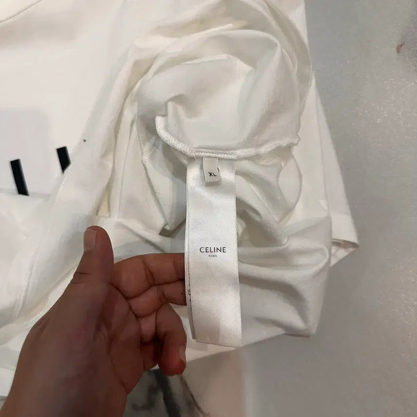 [BUNJANG] Celine Logo Short Sleeve T-Shirt XL / 셀린느 로고 반팔티 xl