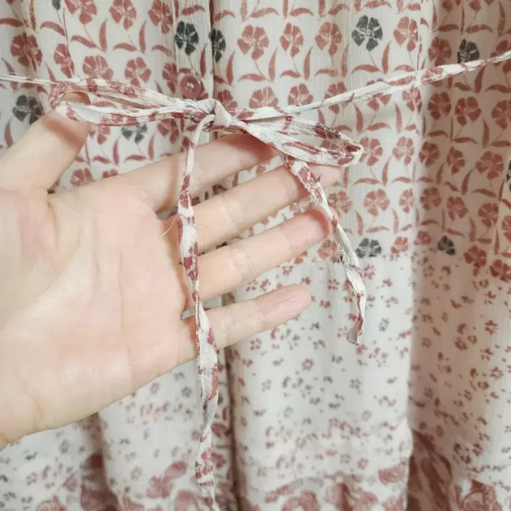 [BUNJANG] Thursday Island Floral Tiered Long Dress / 써스데이아일랜드)