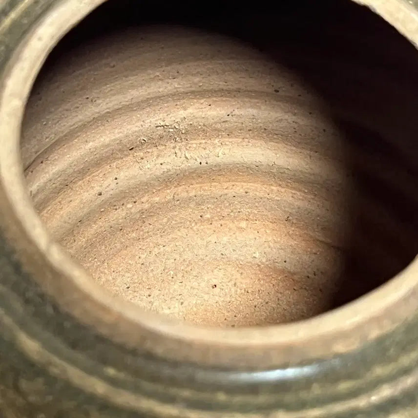 [BUNJANG] Chinese Celadon Porcelain Jar with Fish and Gecko Motif / 어해문 도롱뇽 첩부 유개호 [중국도자기]