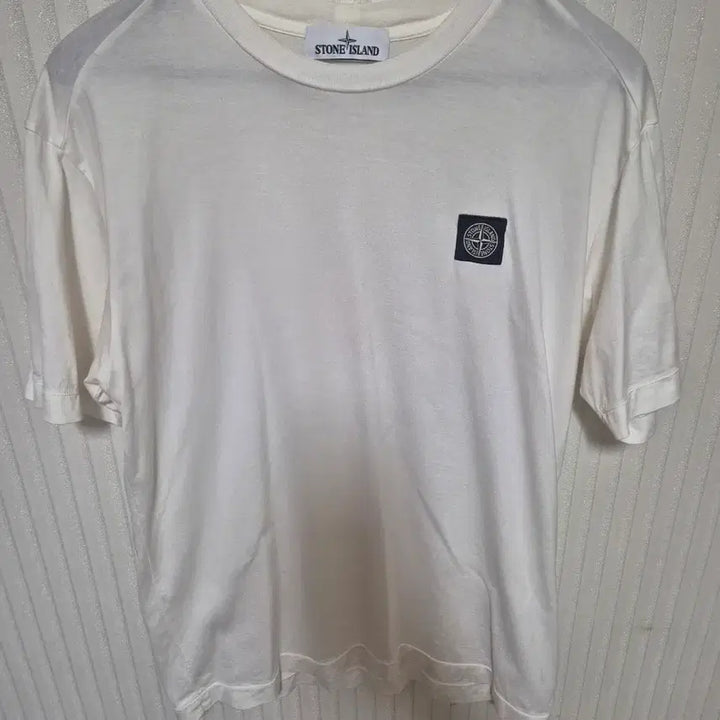 [SOLD OUT] 스톤아일랜드 화이트 반팔 티셔츠