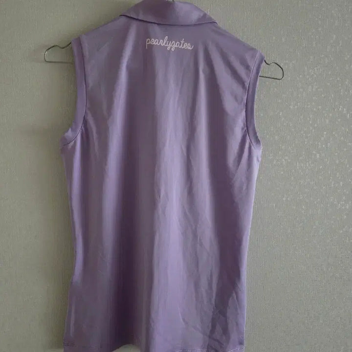[BUNJANG] PEARLY GATES Sleeveless Polo Shirt / PEARLY GATES 퍼플 민소매 폴로티셔츠