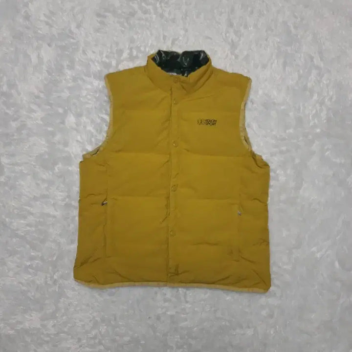 [BUNJANG] Kolon Sport Reversible Padded Vest 110 / 코오롱스포츠 리버서블 패딩 조끼 110