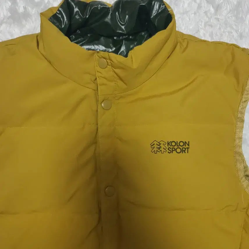 [BUNJANG] Kolon Sport Reversible Padded Vest 110 / 코오롱스포츠 리버서블 패딩 조끼 110