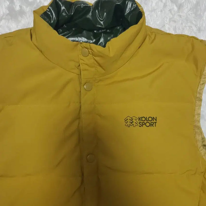 [BUNJANG] Kolon Sport Reversible Padded Vest 110 / 코오롱스포츠 리버서블 패딩 조끼 110