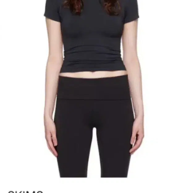 [BUNJANG] Skims Black T-Shirt / Skims 스킴스 반팔 블랙
