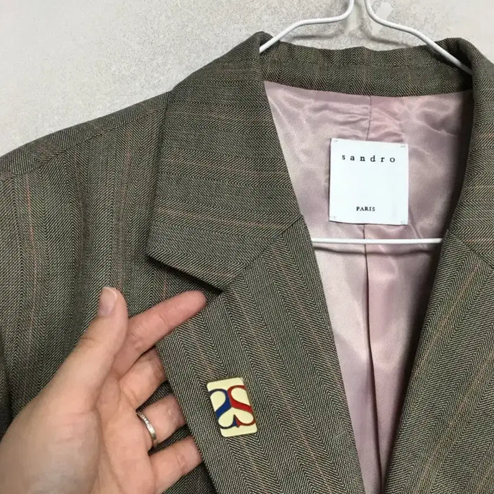 [BUNJANG] SANDRO Oversized Blazer Jacket / SANDRO 산드로 오버사이즈 블레이저 자켓 38