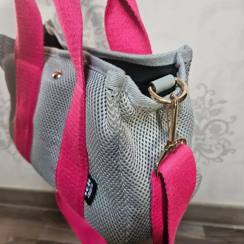 [SOLD OUT] 핑크 포인트 미니 더플백  가벼운 가방 여행 운동용