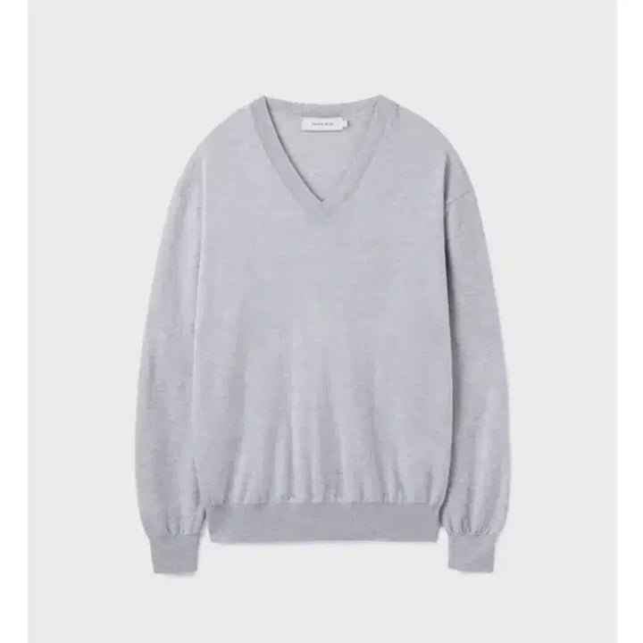 [BUNJANG] Union Blue Crew V-Neck Knit Silver Blue L / 유니온블루 크루 울 V 넥 니트 실버블루 L  새상품