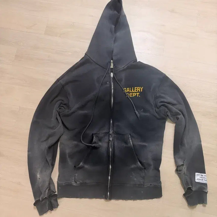[BUNJANG] Gallery Dept. Sun Faded Hoodie S / 갤러리디파트먼트 선페이드 후드집업 S