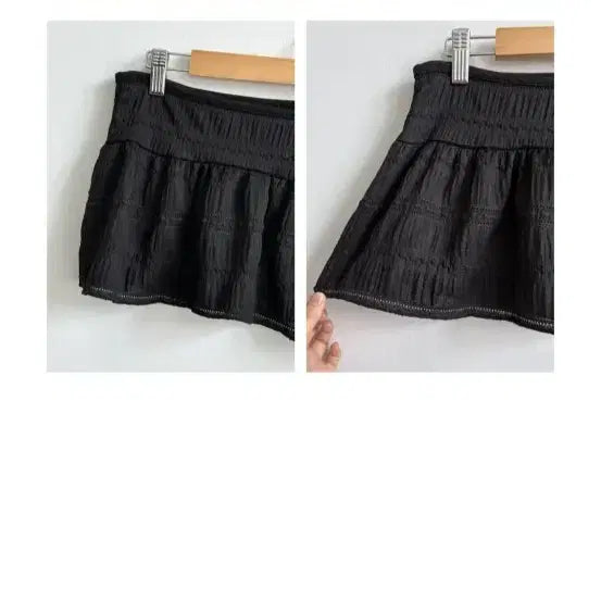 [BUNJANG] Lace See-Through Layered Wrap Skirt / 레이스 시스루 레이어드 랩 스커트