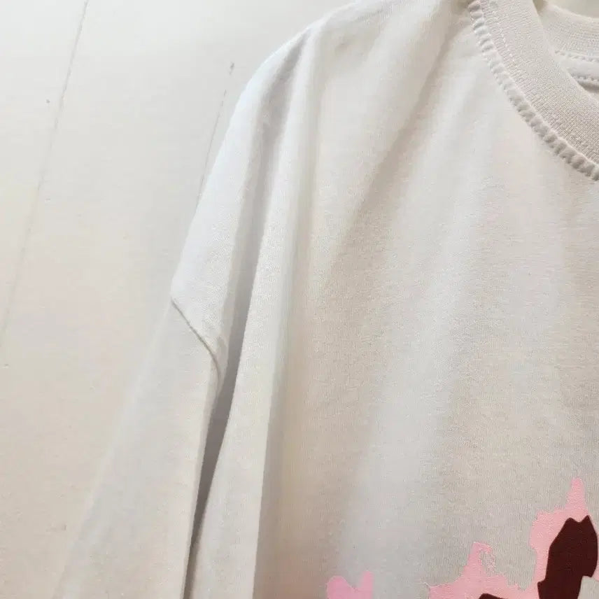 [BUNJANG] Flower Summer Short-Sleeved T-shirt / 플라워 여름 반팔티 (새상품)