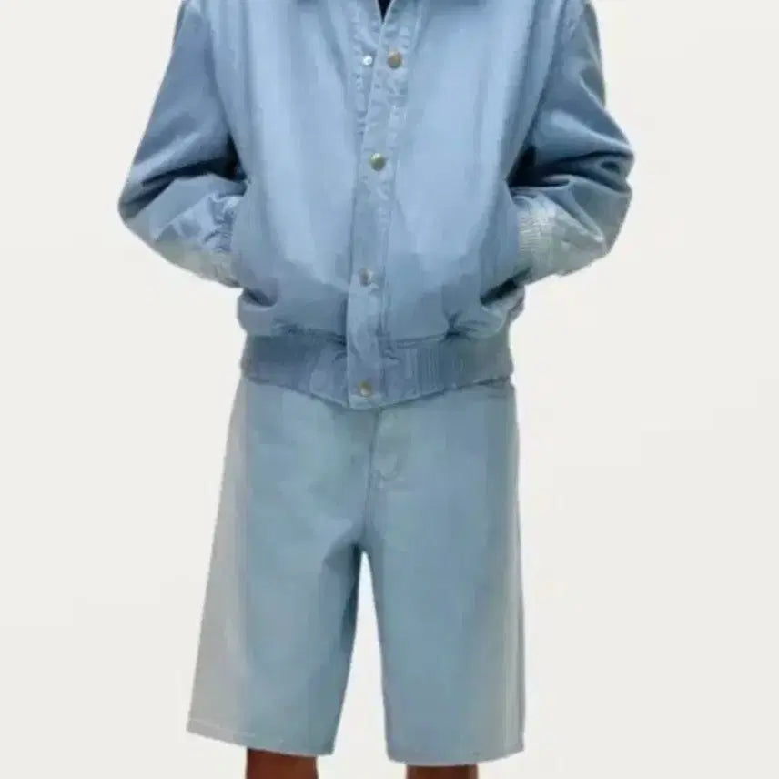 [BUNJANG] Solid Homme 24SS Blue Side Washed Denim Jacket / 솔리드옴므 24SS 블루사이드 워싱데님 재킷 48,50
