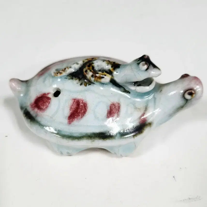 [BUNJANG] Chinese Porcelain Xuanwu Water Dropper / 중국도자기             원~명초 유리홍 현무 연적