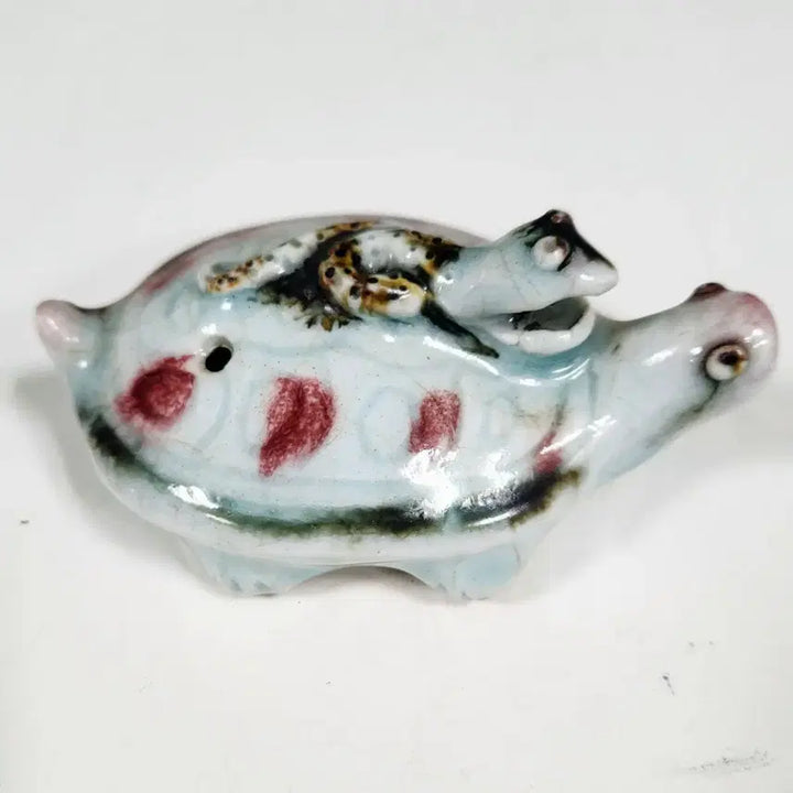 [BUNJANG] Chinese Porcelain Xuanwu Water Dropper / 중국도자기             원~명초 유리홍 현무 연적