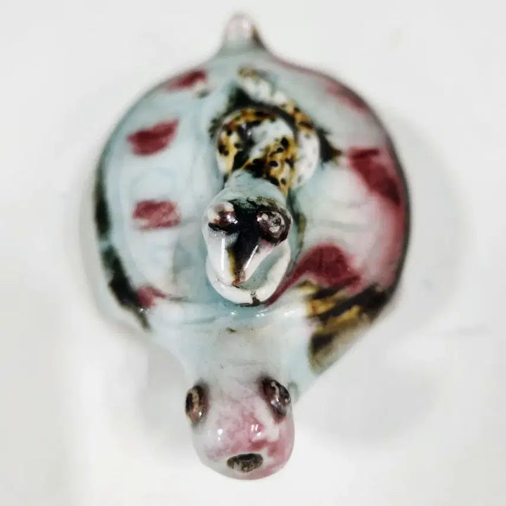 [BUNJANG] Chinese Porcelain Xuanwu Water Dropper / 중국도자기             원~명초 유리홍 현무 연적