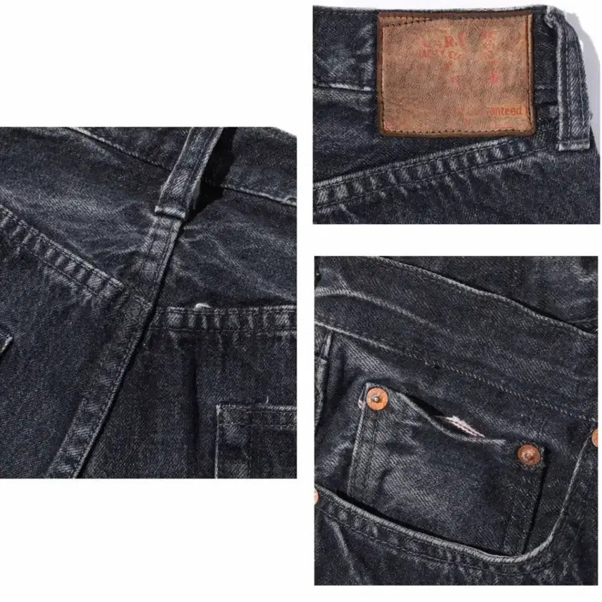 [SOLD OUT] 슈가케인 1947 블랙 하드워시 33사이즈 sc42460h