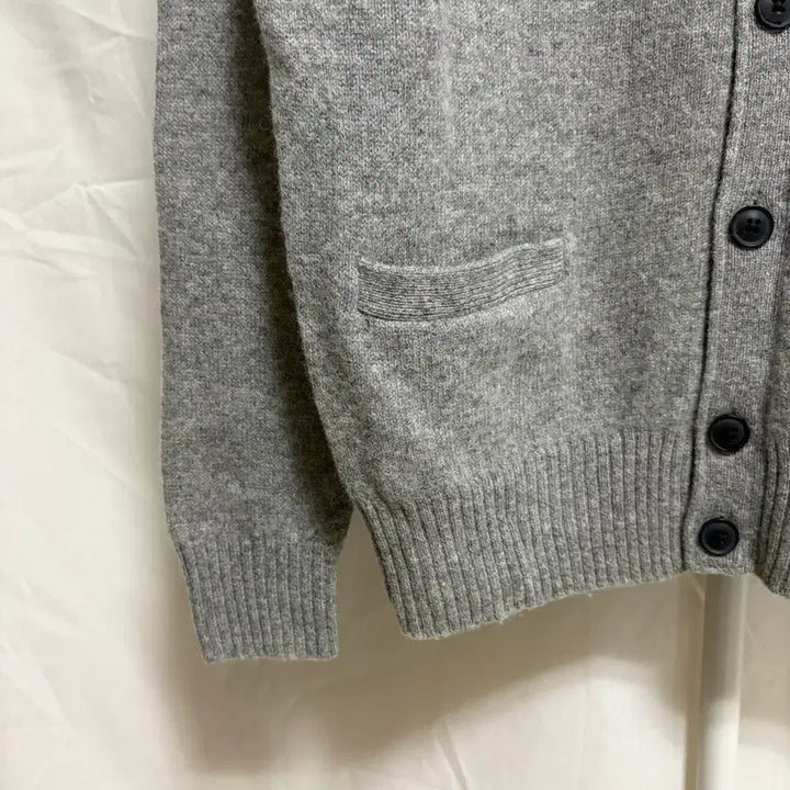 [BUNJANG] Uniqlo Lambswool Cardigan - Gray, L / 유니클로 램스울 가디건 / 그레이, L