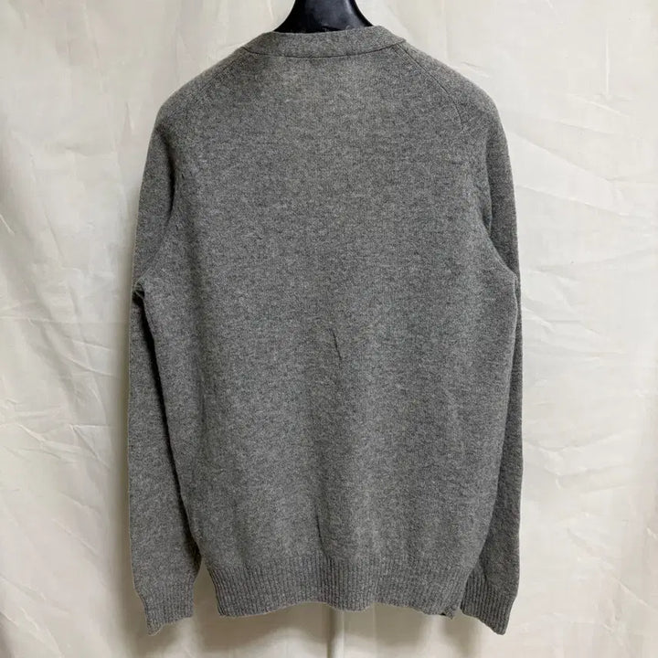 [BUNJANG] Uniqlo Lambswool Cardigan - Gray, L / 유니클로 램스울 가디건 / 그레이, L