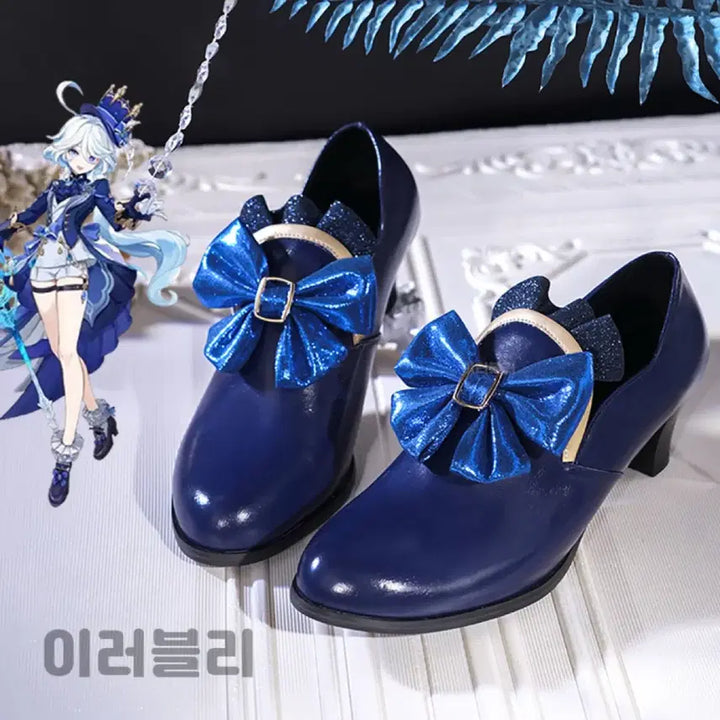 [BUNJANG] Yaong Shop Furina Cosplay Costume Set (Size S) / 우시아 푸리나 코스프레 야옹샵