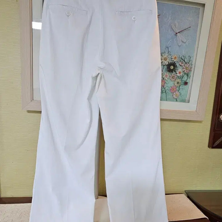 [BUNJANG] Cambridge White Wide Cotton Pants / 거의새옷(31~32)캠브릿지  화이트  남성 와이드면바지