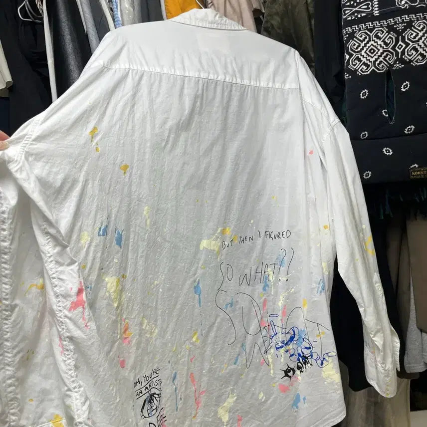 [BUNJANG] R13 Drawstring Neck Shirt White L / R13드로우넥셔츠 화이트 L