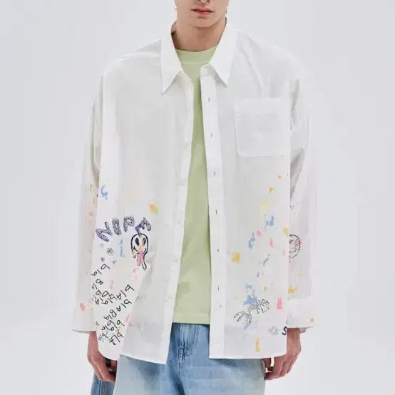 [BUNJANG] R13 Drawstring Neck Shirt White L / R13드로우넥셔츠 화이트 L