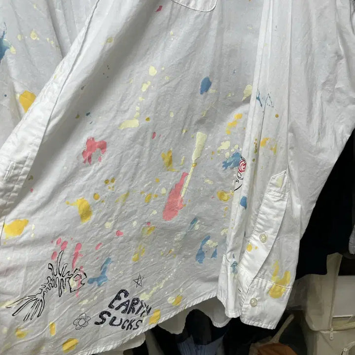 [BUNJANG] R13 Drawstring Neck Shirt White L / R13드로우넥셔츠 화이트 L