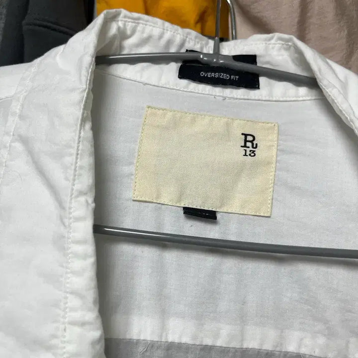 [BUNJANG] R13 Drawstring Neck Shirt White L / R13드로우넥셔츠 화이트 L