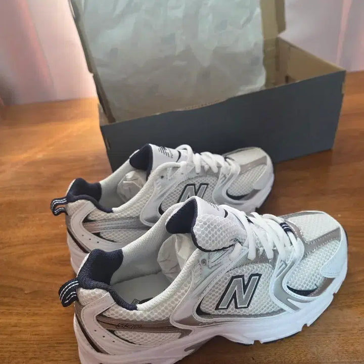 [BUNJANG] New Balance 530 White Silver Sneakers / 뉴발란스 530 화이트 실버 운동화