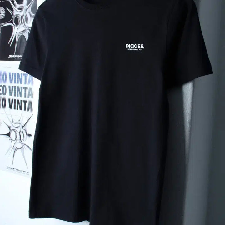 [BUNJANG] Dickies Lettering T-shirt / (S-M) 디키즈 반팔 티셔츠 레터링 블랙 올드스쿨-180ED