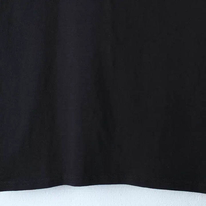 [BUNJANG] Champion Basic Black T-shirt / (S-M) 챔피온 반팔 티셔츠 블랙 무지 기본-180EF