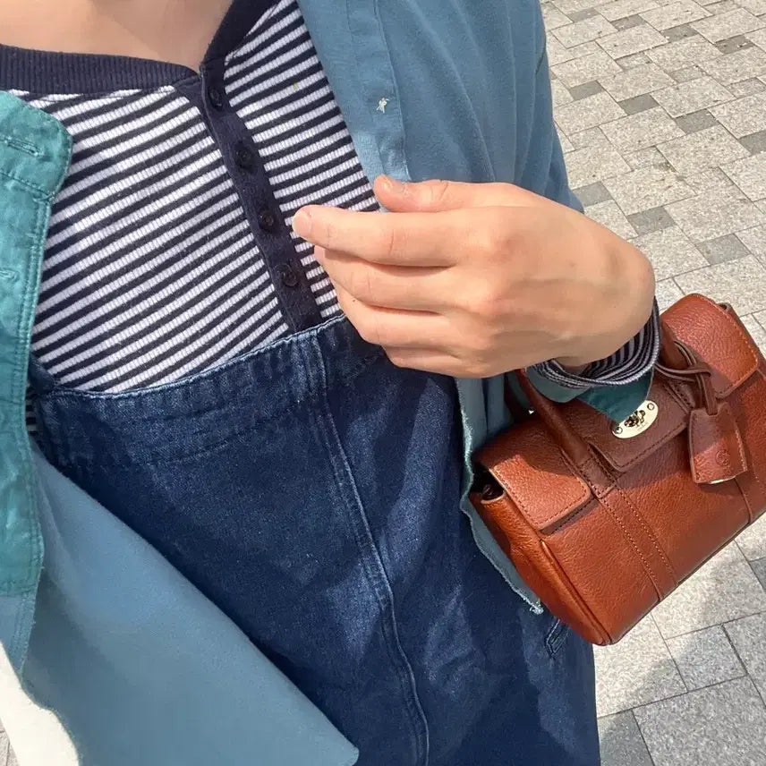 [BUNJANG] Mulberry Bayswater Mini Oak Handbag / 멀버리 베이스워터 미니 오크