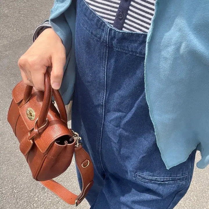 [BUNJANG] Mulberry Bayswater Mini Oak Handbag / 멀버리 베이스워터 미니 오크