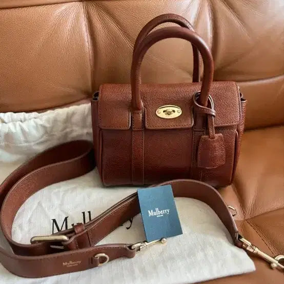 [BUNJANG] Mulberry Bayswater Mini Oak Handbag / 멀버리 베이스워터 미니 오크