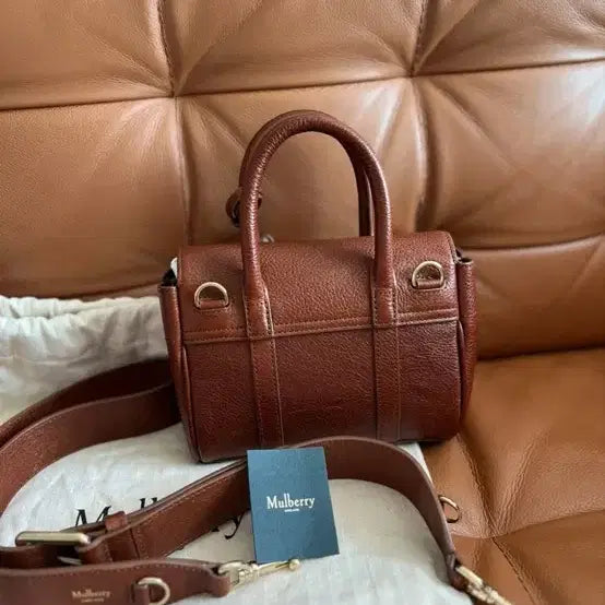 [BUNJANG] Mulberry Bayswater Mini Oak Handbag / 멀버리 베이스워터 미니 오크