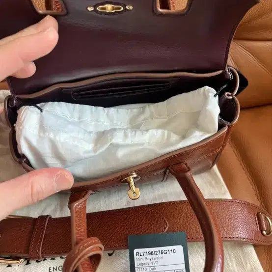 [BUNJANG] Mulberry Bayswater Mini Oak Handbag / 멀버리 베이스워터 미니 오크