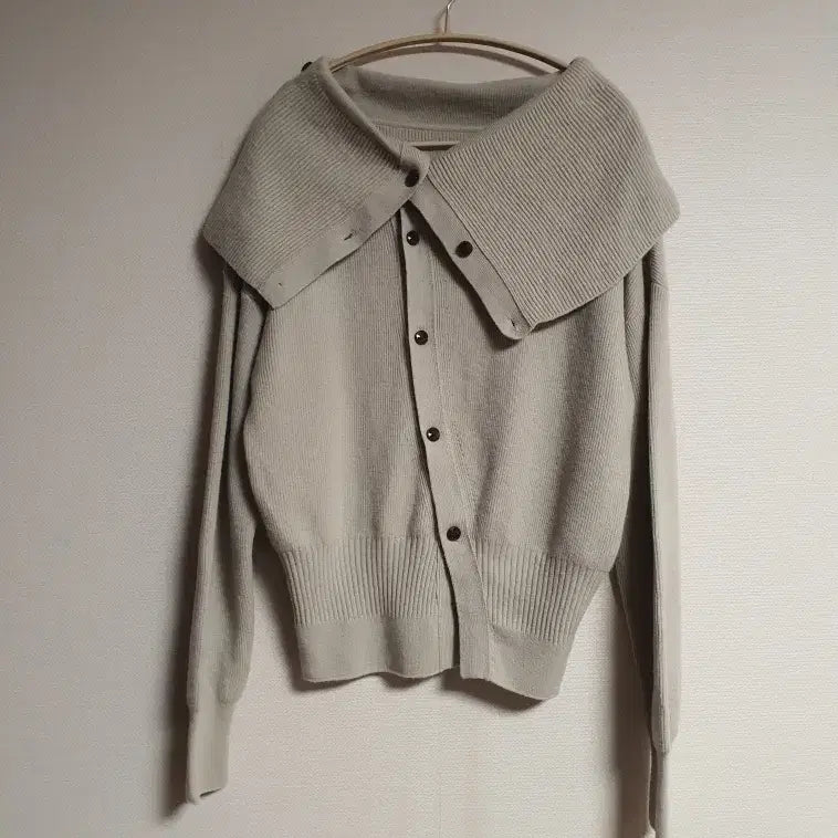 [BUNJANG] System Button Tab Knit Cardigan / 시스템 system 버튼탭  니트 탑 가디건 프리 사이즈 정품