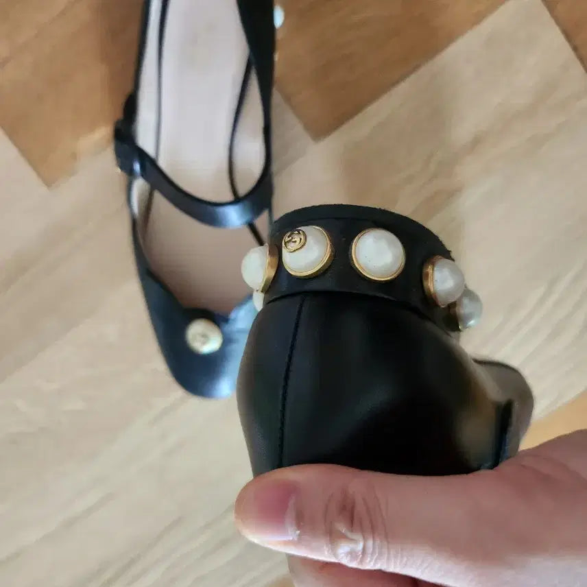 [BUNJANG] Gucci Pearl Mary Jane Shoes / 정품)구찌 진주 메리제인 37.5사이즈