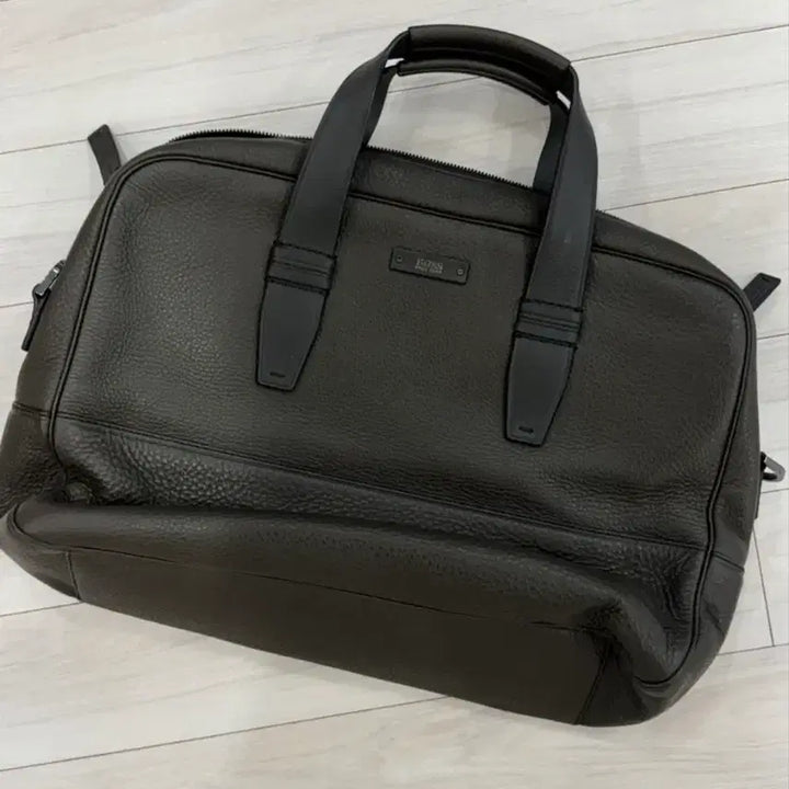 [BUNJANG] Hugo Boss Aspen S Doc Leather Briefcase / 휴고보스 리얼 가죽 서류가방