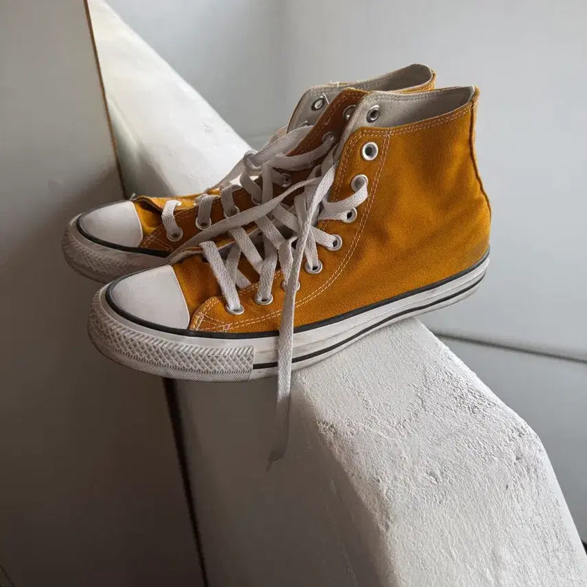 [BUNJANG] Converse Chuck Taylor All Star Yellow High / 컨버스 척테일러 올스타 옐로우 하이