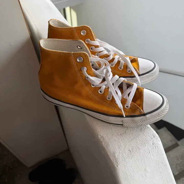 [BUNJANG] Converse Chuck Taylor All Star Yellow High / 컨버스 척테일러 올스타 옐로우 하이