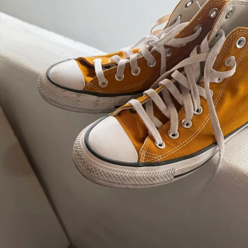 [BUNJANG] Converse Chuck Taylor All Star Yellow High / 컨버스 척테일러 올스타 옐로우 하이