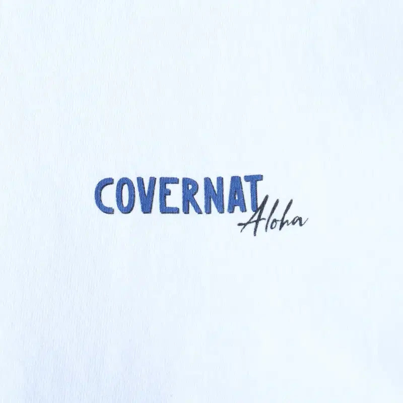 [BUNJANG] Covernat White Old School Back Print T-shirt / (S-M) 커버낫 반팔 티셔츠 백프린팅 화이트 올드스쿨-180F6