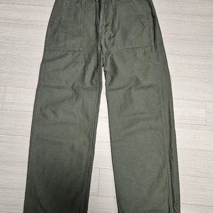 [SOLD OUT] 무신사 스탠다드 레플리카 퍼티그 팬츠 [카키]28