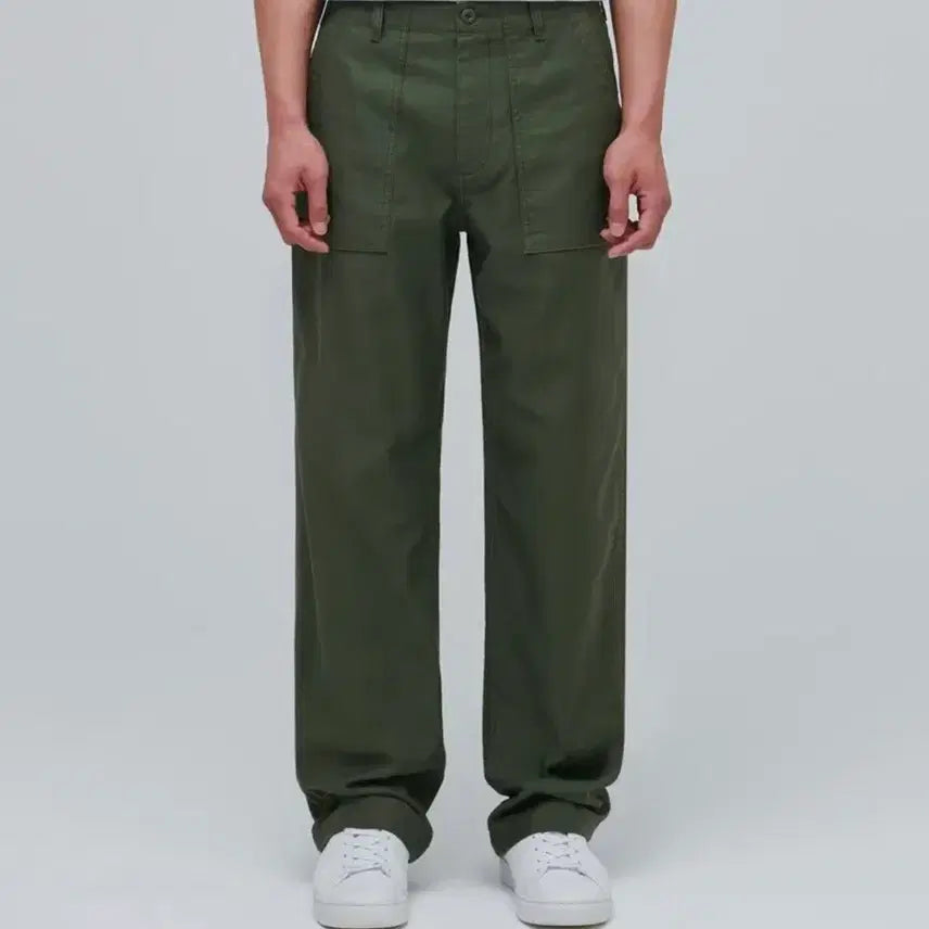 [SOLD OUT] 무신사 스탠다드 레플리카 퍼티그 팬츠 [카키]28