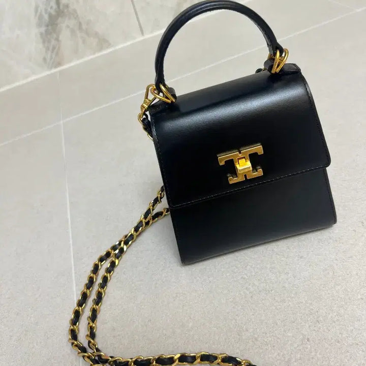 [BUNJANG] Time Chain Tote Cross Bag / 타임 체인 토트 크로스백
